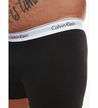 Calvin Klein Pacote de 3 cuecas grandes - Algodo preto moderno