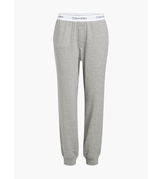 Calvin Klein Pantaloni lunghi pigiama in cotone moderno grigio