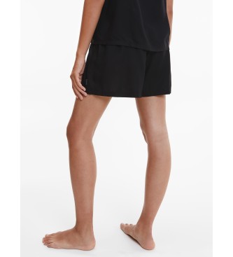 Calvin Klein Czarne szorty od piżamy