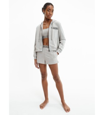 Calvin Klein Reimagined Heritage pyjama shorts grey