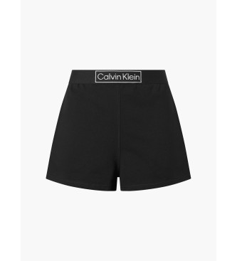 Calvin Klein Pantaloncini del pigiama reinventati Heritage neri e pantaloncini