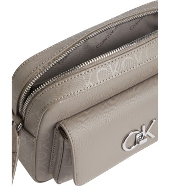 Calvin Klein Borsa a tracolla logo beige