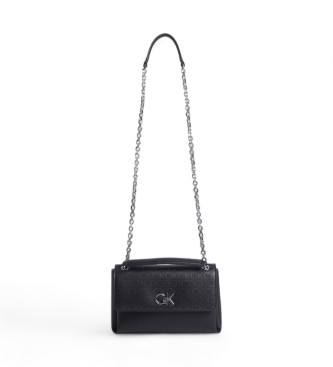 Calvin Klein Borsa a tracolla convertibile con logo nero