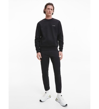 Calvin Klein Sweatshirt tervunnen polyester svart