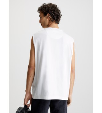 Calvin Klein Loose fitting white cotton T-shirt