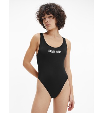 Calvin Klein Scoop Neck Intense Power zwempak zwart
