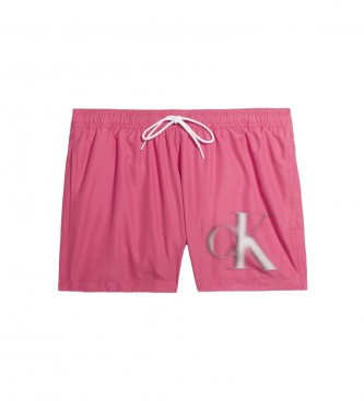 Calvin Klein Maillot de bain court avec cordon de serrage rose