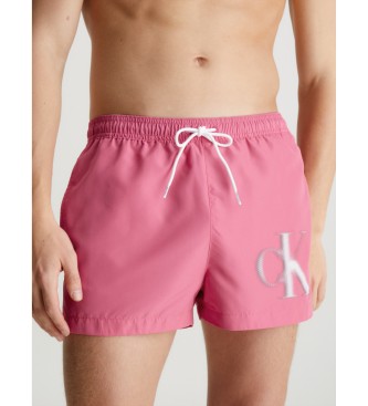 Calvin Klein Short Swimsuit with Pink Drawstring