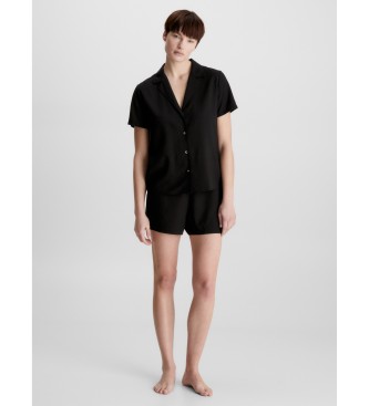 Calvin Klein Set pigiama nero corto e corto