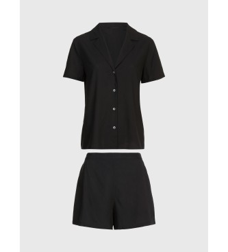 Calvin Klein Set pigiama nero corto e corto