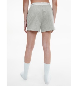 Calvin Klein Short de pyjama en coton moderne gris