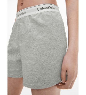 Calvin Klein Pižamske hlače Modern Cotton sive barve