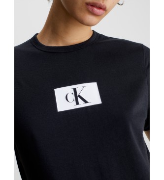 Calvin Klein T-shirt da tripulação Ck96 preta