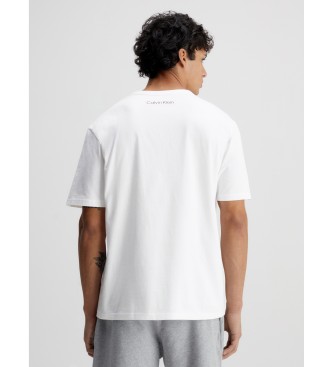 Calvin Klein Bio-Baumwoll-T-Shirt wei