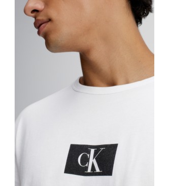 Calvin Klein T-shirt i kologisk bomuld hvid