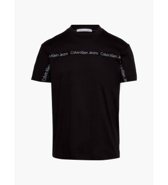 Calvin Klein T-shirt Logotipo Fita preta