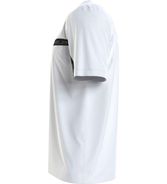 Calvin Klein Camiseta Logo Cinta blanco