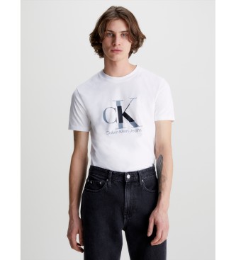 Calvin Klein T-shirt branca desfeita