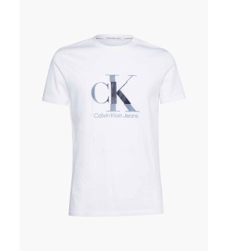 Calvin Klein T-shirt branca desfeita