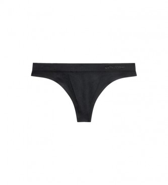 Tommy Hilfiger Thong with logo on waistband black - ESD Store fashion,  footwear and accessories - best brands shoes and designer shoes