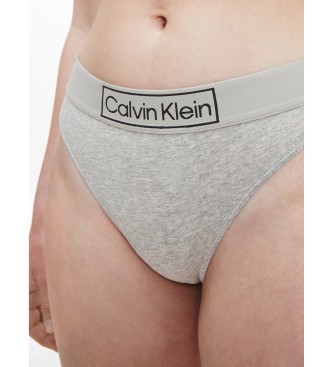 Calvin Klein Reimagined Heritage Thong grey