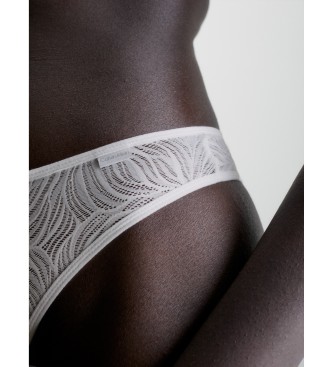 Calvin Klein Perizoma Marquisette trasparente bianco