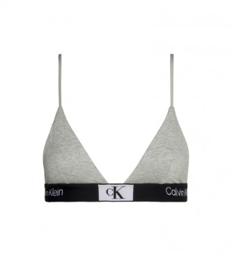 Calvin Klein Trikotni modrček Ck96 siv