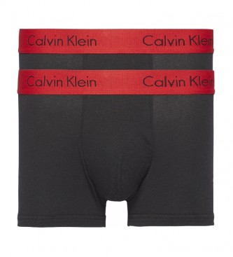 Calvin Klein Pacote de 2 Boxers Pro Stretch Preto