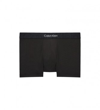 Calvin Klein Bóxer - czarna grawerowana ikona