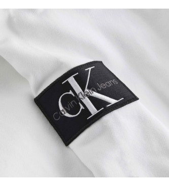 Calvin Klein Jeans Badge sweatshirt hvid