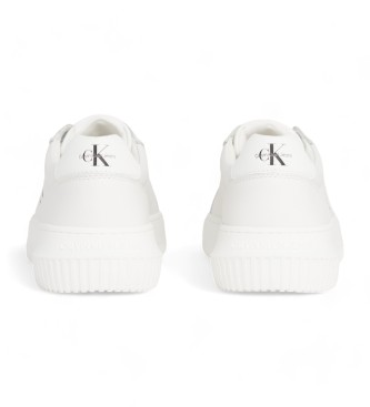 Calvin Klein Chunky Cupsole mono skórzane buty treningowe biały