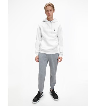Calvin Klein Jeans Sweatshirt Fleece Blend Hooded Sweatshirt wit