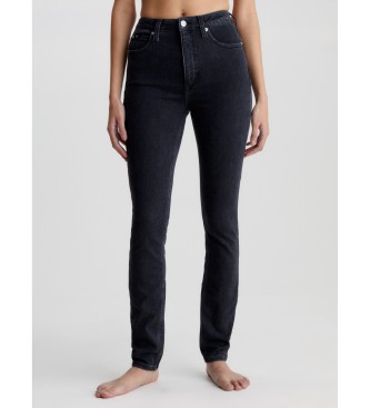 Calvin Klein Jeans Jean High Rise Skinny preto