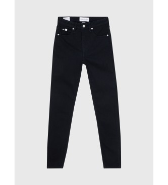 Calvin Klein Jeans Jean High Rise Super Skinny Ankle preto