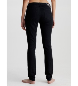 Calvin Klein Jeans Jean Mid Rise Skinny preto