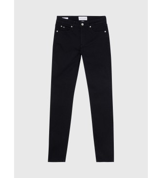 Calvin Klein Jeans Jean Mid Rise Skinny preto