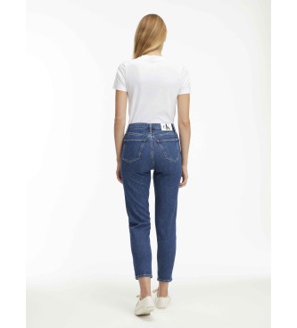 Calvin Klein Jeans Jean Mom bleu fonc