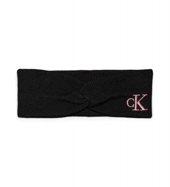 Calvin Klein Jeans Zwarte hoofdband met kruis