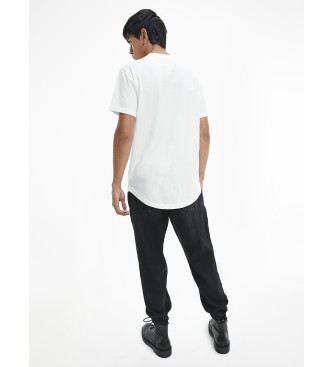 Calvin Klein Jeans Bio-Baumwolle Insignia-T-Shirt wei
