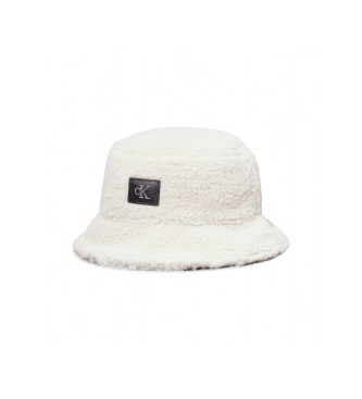 Calvin Klein White loopback fisherman's hat