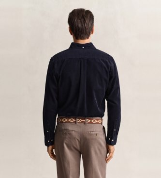 Gant Chemise en velours côtelé Archive Shield marine