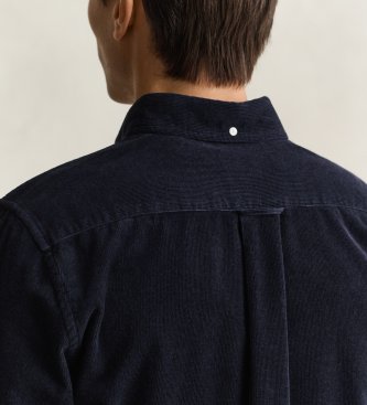 Gant Chemise en velours côtelé Archive Shield marine