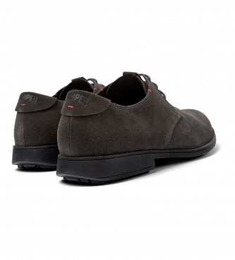 Camper Chaussures en cuir 1913 gris fonc