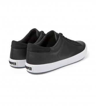 Camper Andratx Leder Sneakers schwarz