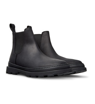 Camper Stivaletti in pelle nera Brutus