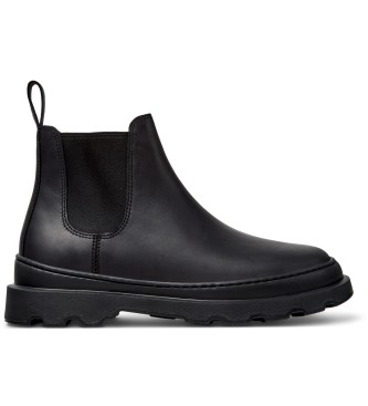 Camper Brutus Lederstiefelette schwarz