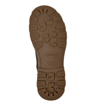 Camper Stivaletti alla caviglia in pelle marrone scuro Brutus