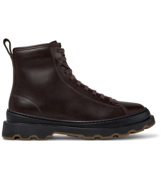Camper Brutus braune Lederstiefeletten