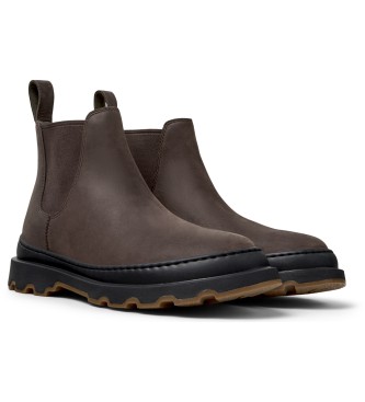 Camper Brutus braune Lederstiefeletten