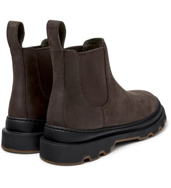 Camper Brutus braune Lederstiefeletten